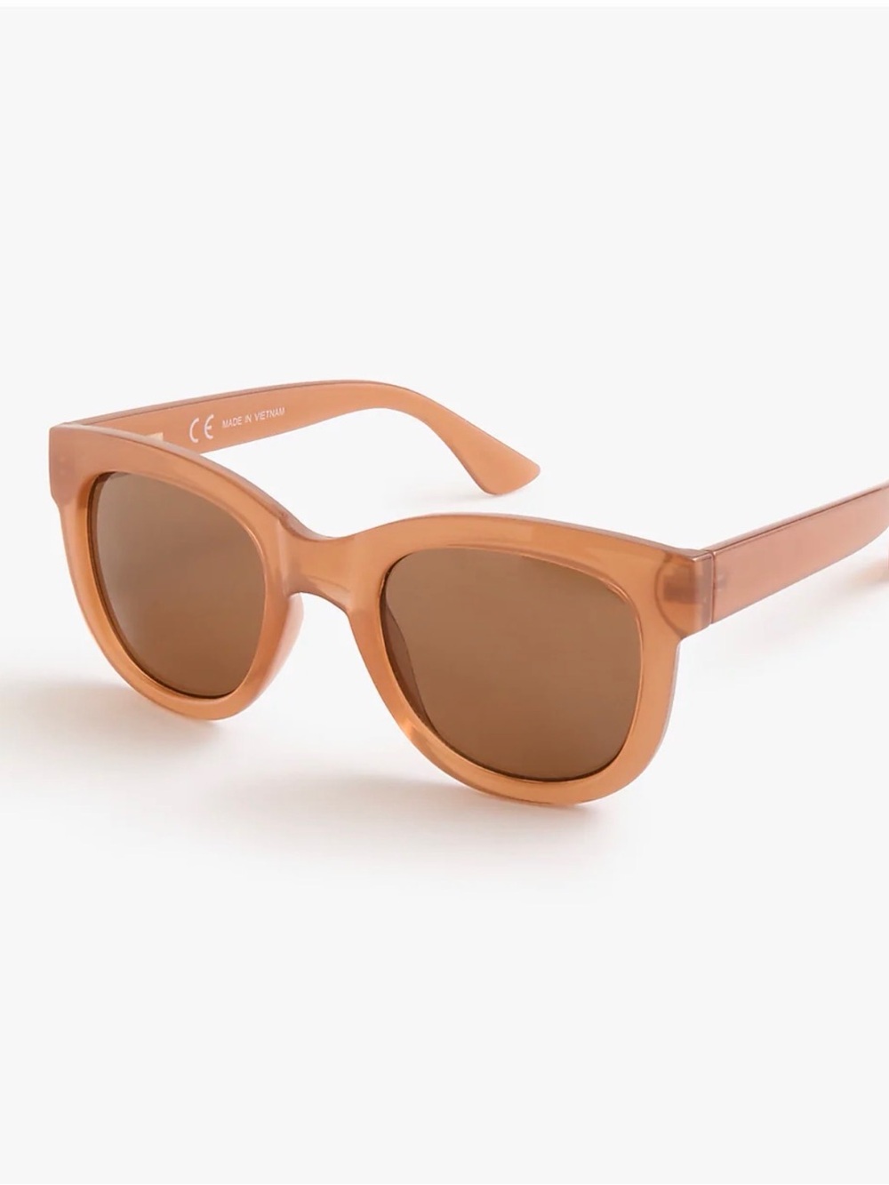 NWT J.Crew Oversized Square Sunglasses Dried Peach